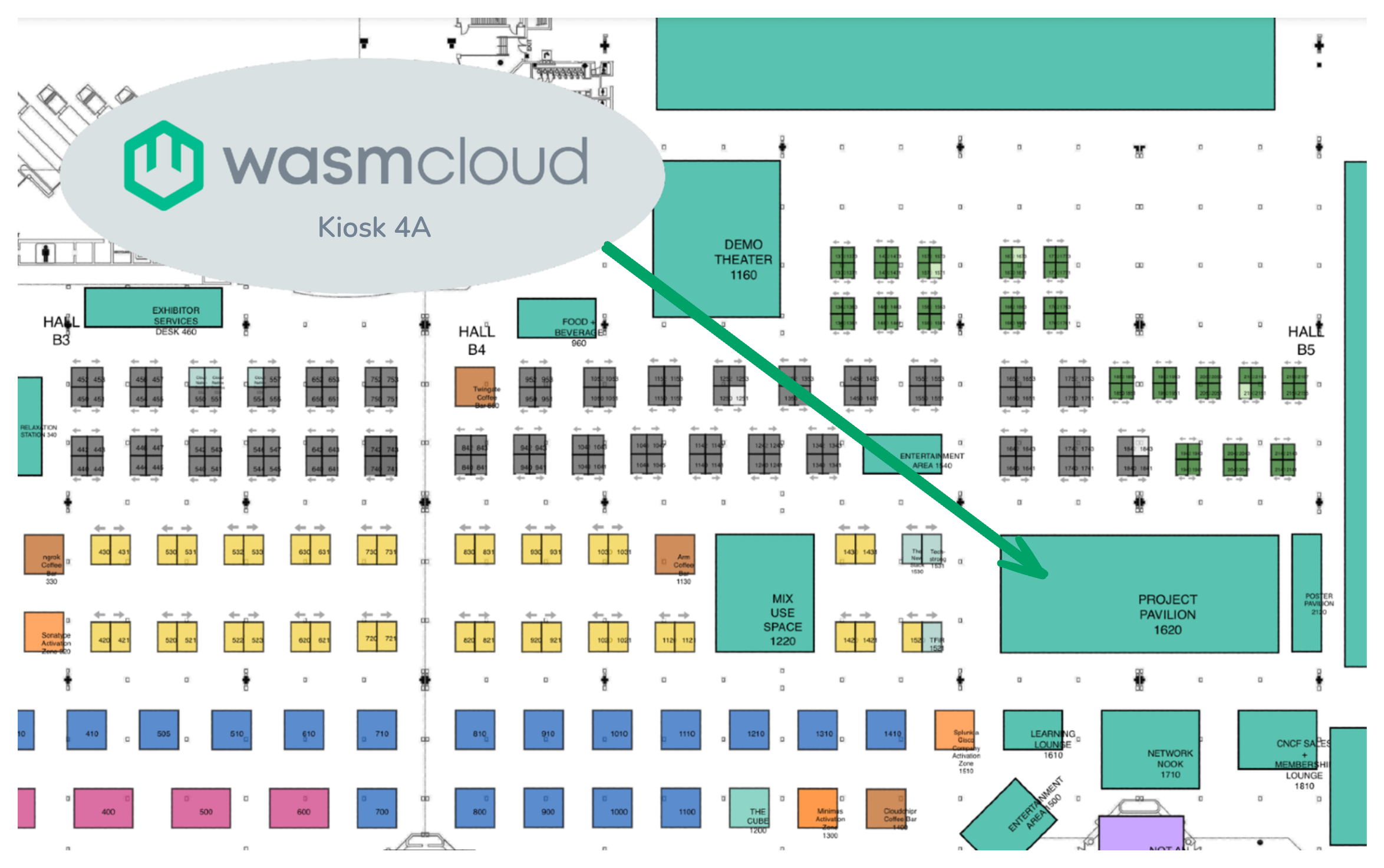 Solution Showcase floor map